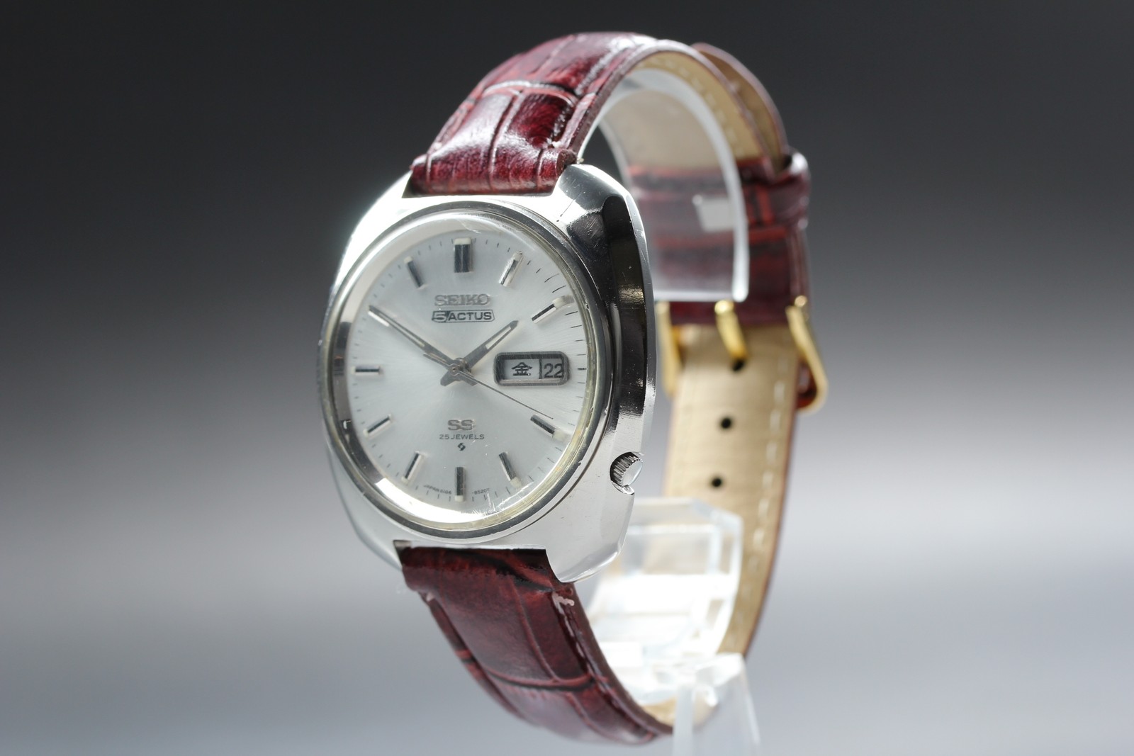 Vintage 1969 [Exc+5] SEIKO 5 ACTUS 6106-8470 Automatic 25J Kanji Men’s Watch