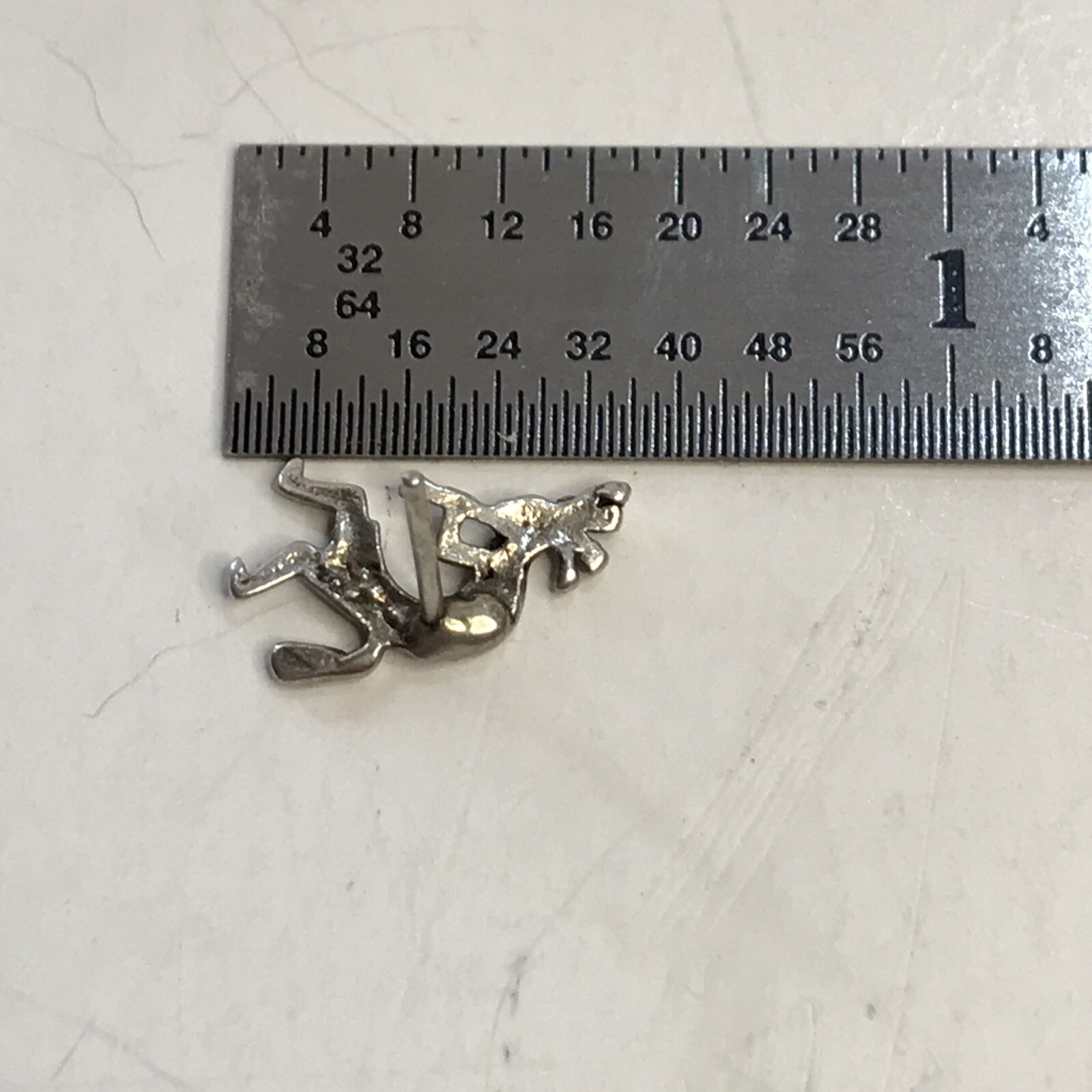 Sterling Silver Handmade Studs, .925 Vintage Kokopelli N.A. Flute Player