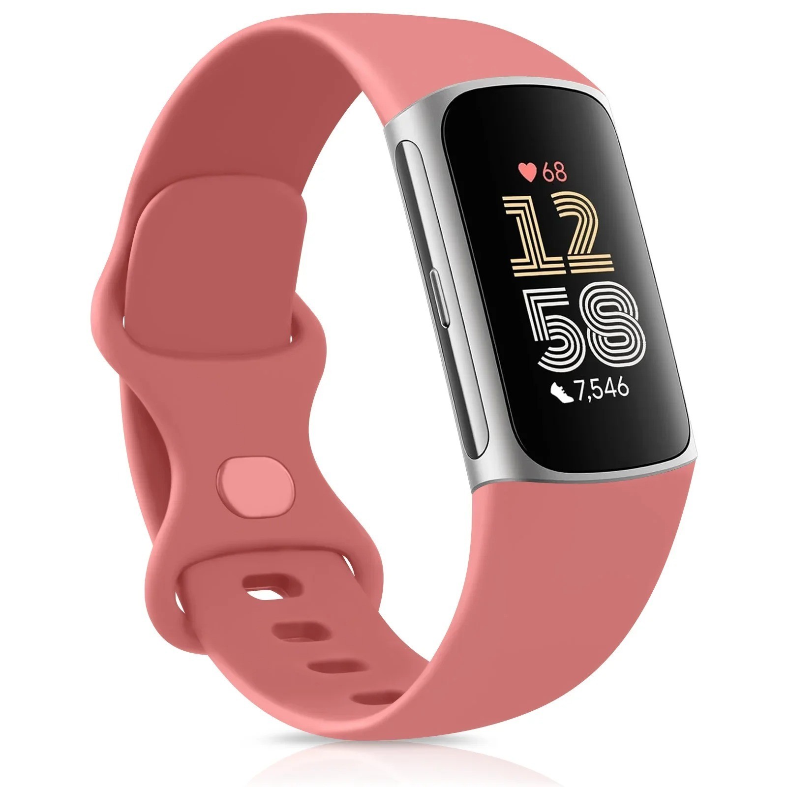 Smartwatch Band for Fitbit Charge 5 6 Strap Adjustable Watchband for Fitbit