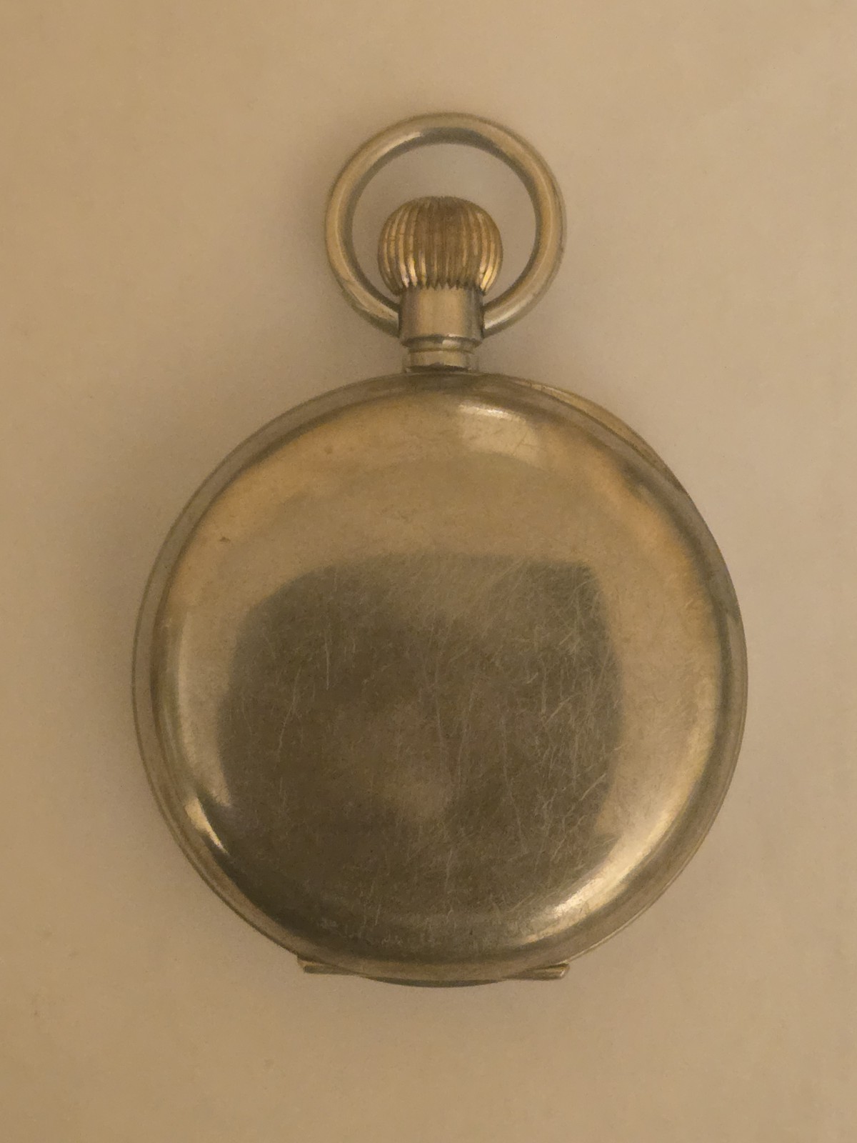 Rare Vintage mappin webb London 8 Days Pocket watch Large 60 MM