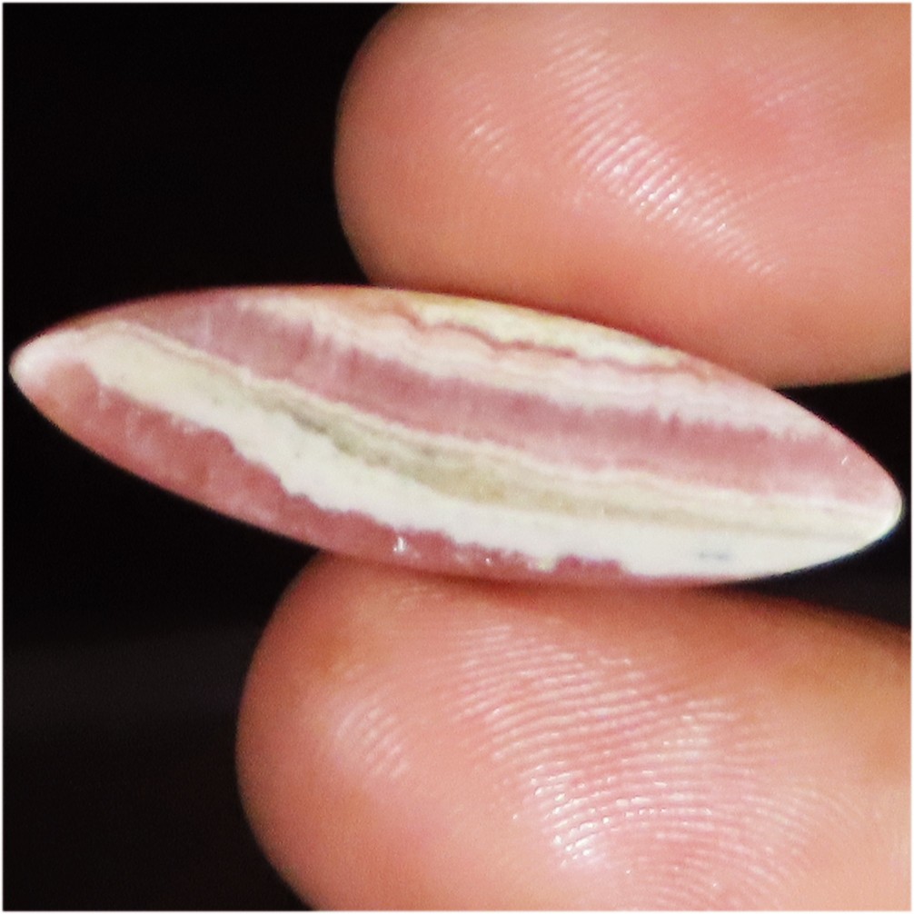 natural RHODOCHROSITE marquise shape loose gemstone 18.70 Cts. (08 x 30 x 05 mm)