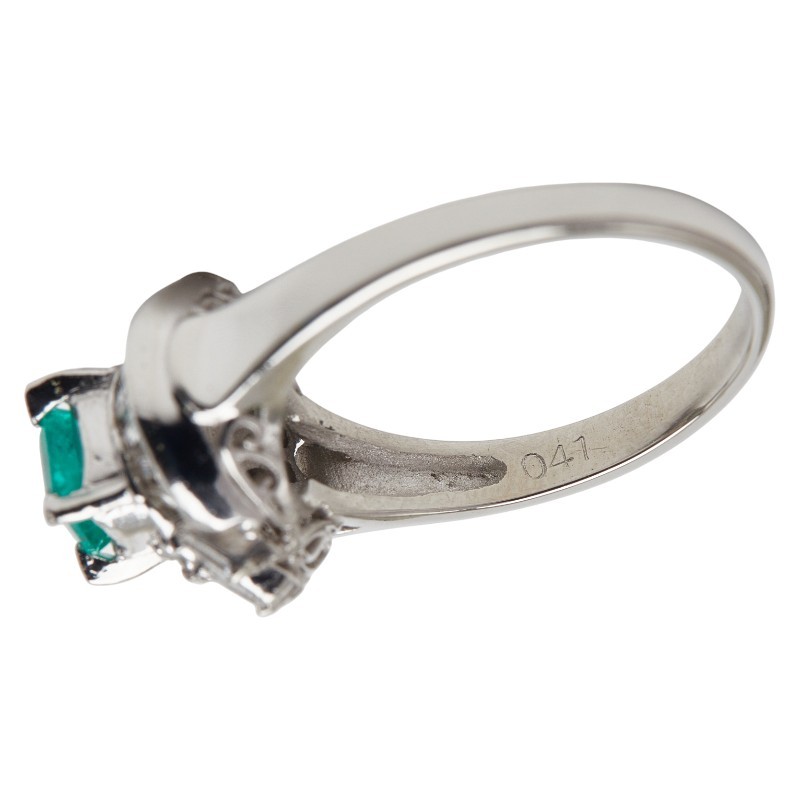 AUTHENTIC Ring ring Pt900 Platinum #13(JP Size) Women