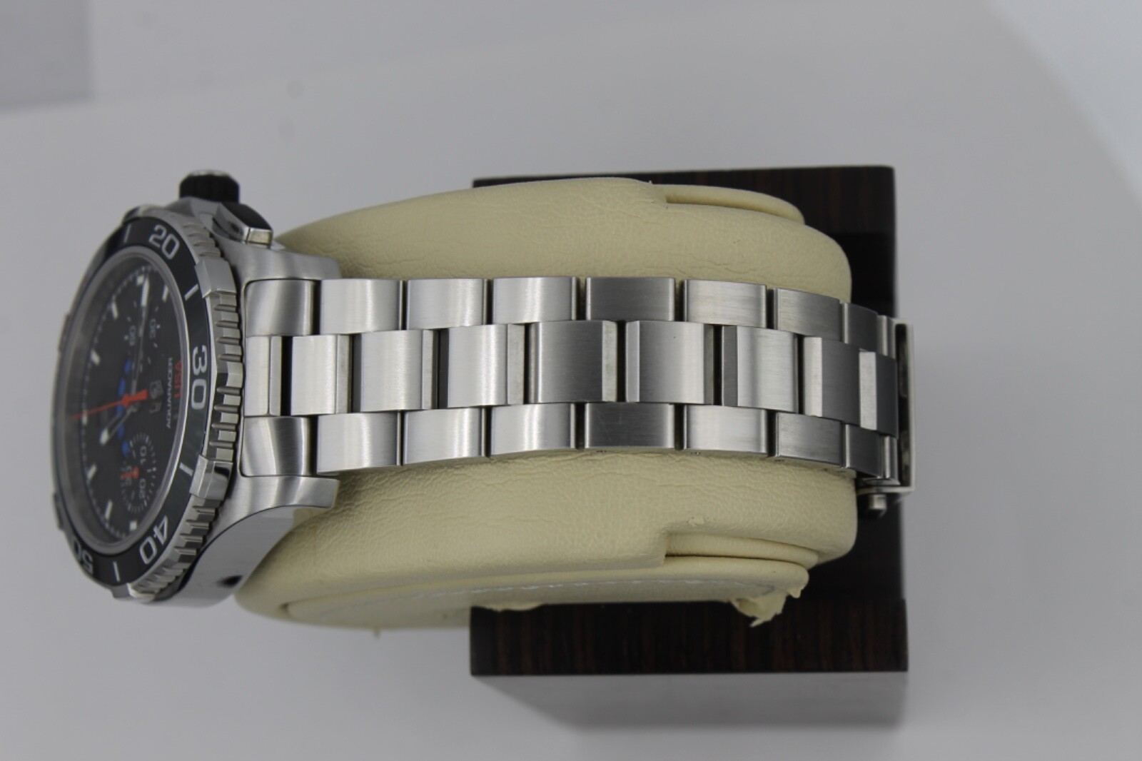New Tag Heuer CAK211B Mens Aquaracer Automatic Watch Calibre Black Blue Team USA