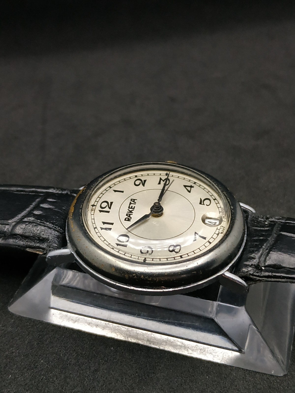 Men’s Dress Vintage USSR Watch Raketa Mechanical 2614.H Russian Retro Soviet ☭