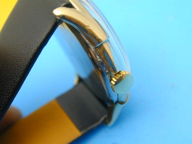 VINTAGE GRUEN PAN AM ORIGINAL DIAL FANTASTIC AT 37.4 X 32.07 MM RUNNING