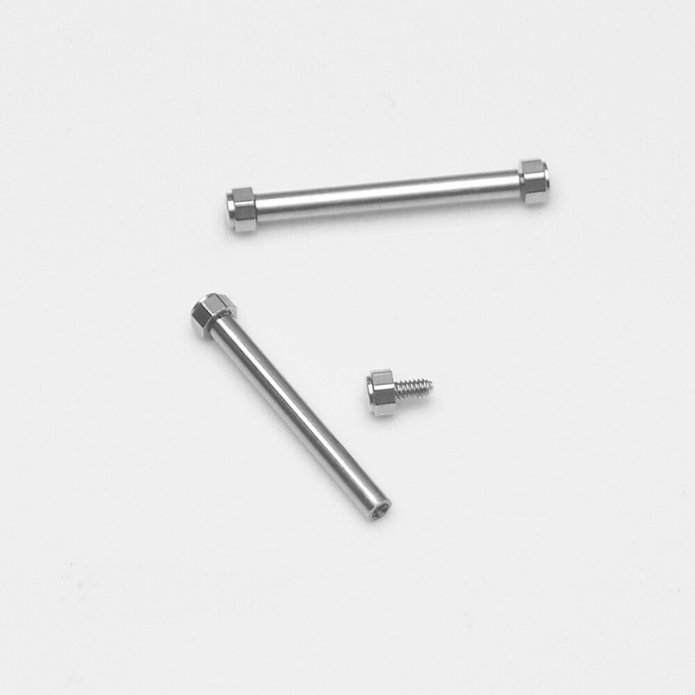 2pcs Stainless Steel Screw Pins Tubes Replacement screws for MIchael Kors