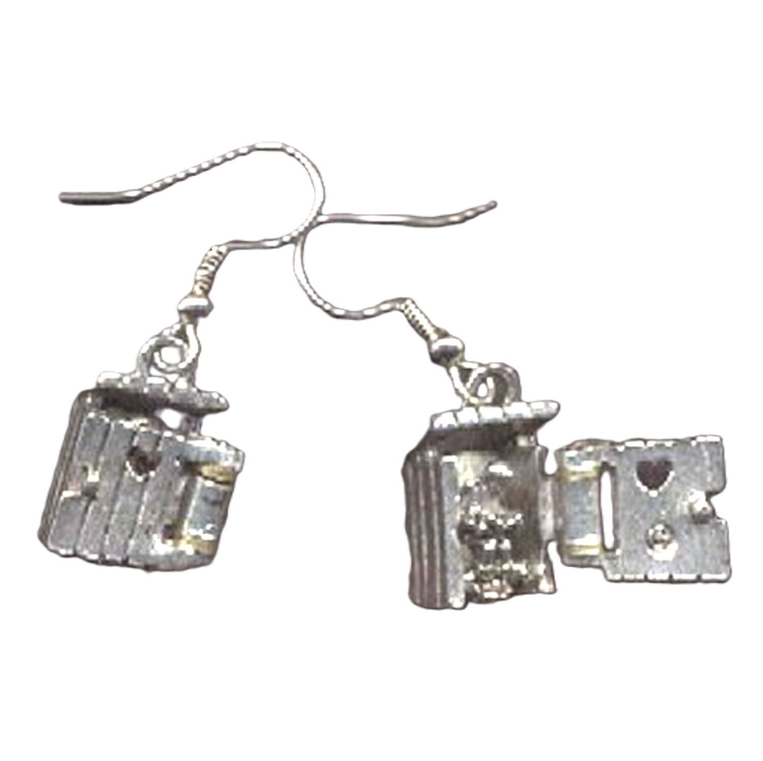 Funny OUTHOUSE EARRINGS-Camping Country Bathroom Charm Costume Jewelry-OPENS!