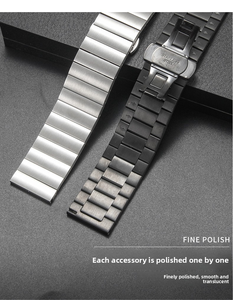 High Quality Solid Stainless Steel Watch Band Strap Metal Bracelet 16 18 20 22mm