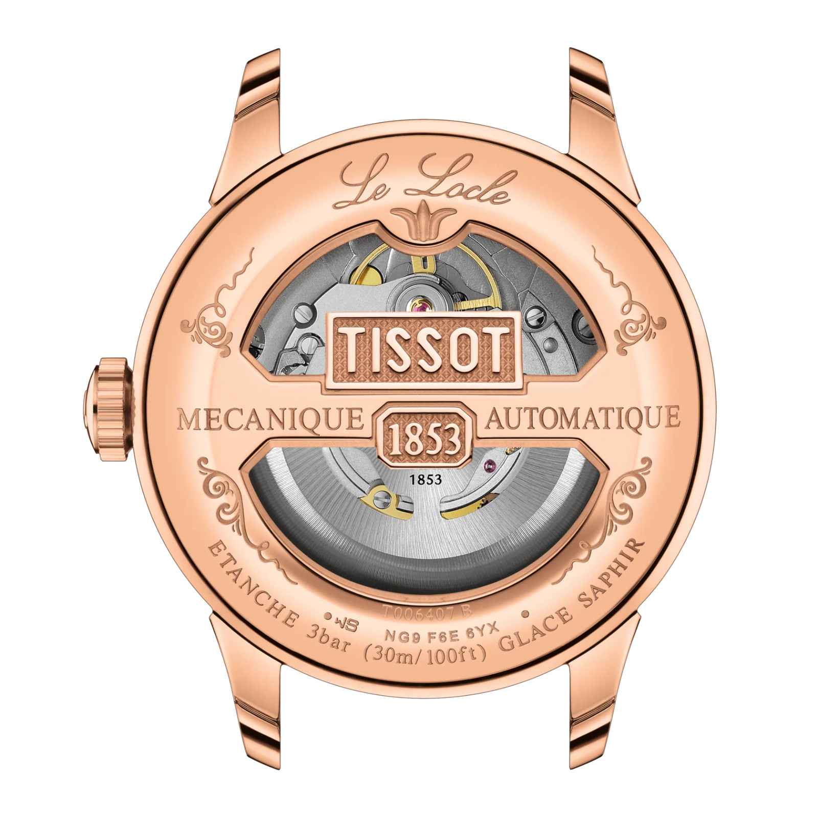 Tissot Le Locle Powermatic 80 Leather Strap 39.3 MM Watch T006.407.36.033.00