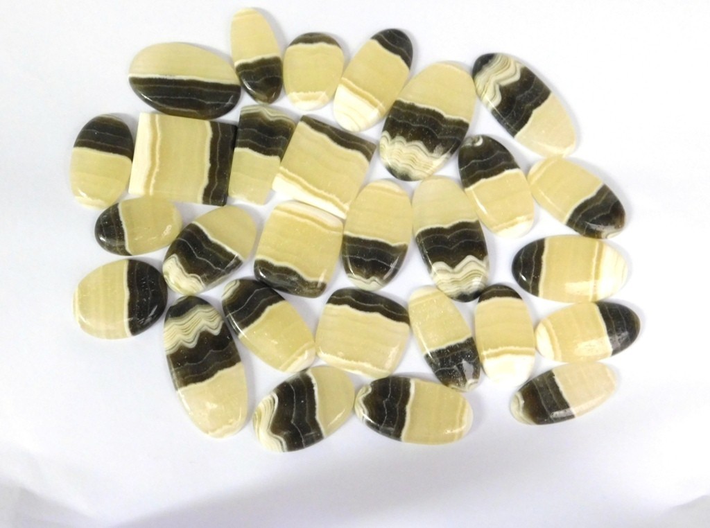 Natural Zebra Onyx Gemstone For Earring, Pendant, Necklace Jewelry Making 71317