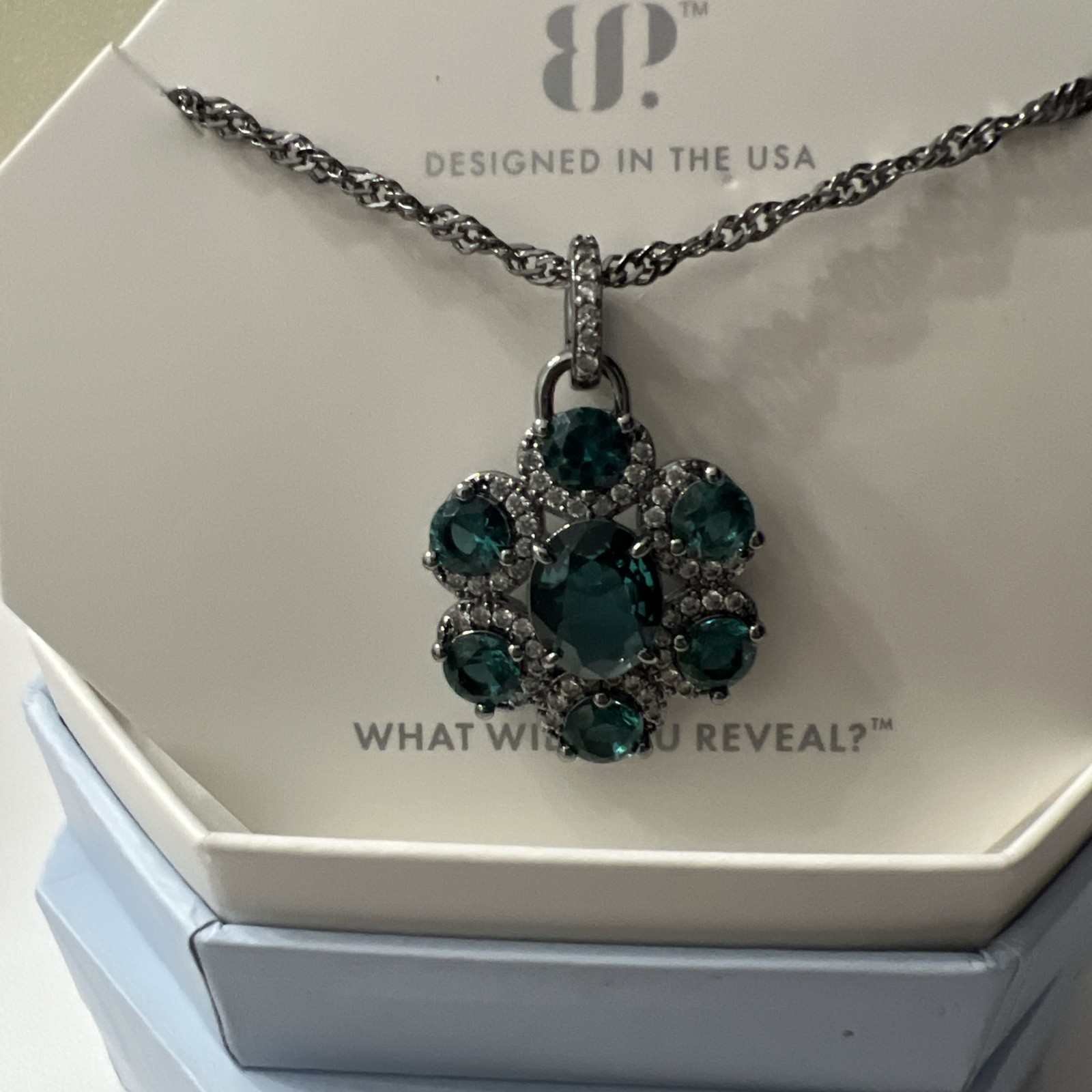 Bomb Party New OG Necklace “ Ruby Bliss” LC Paraiba Tourmaline Hematite