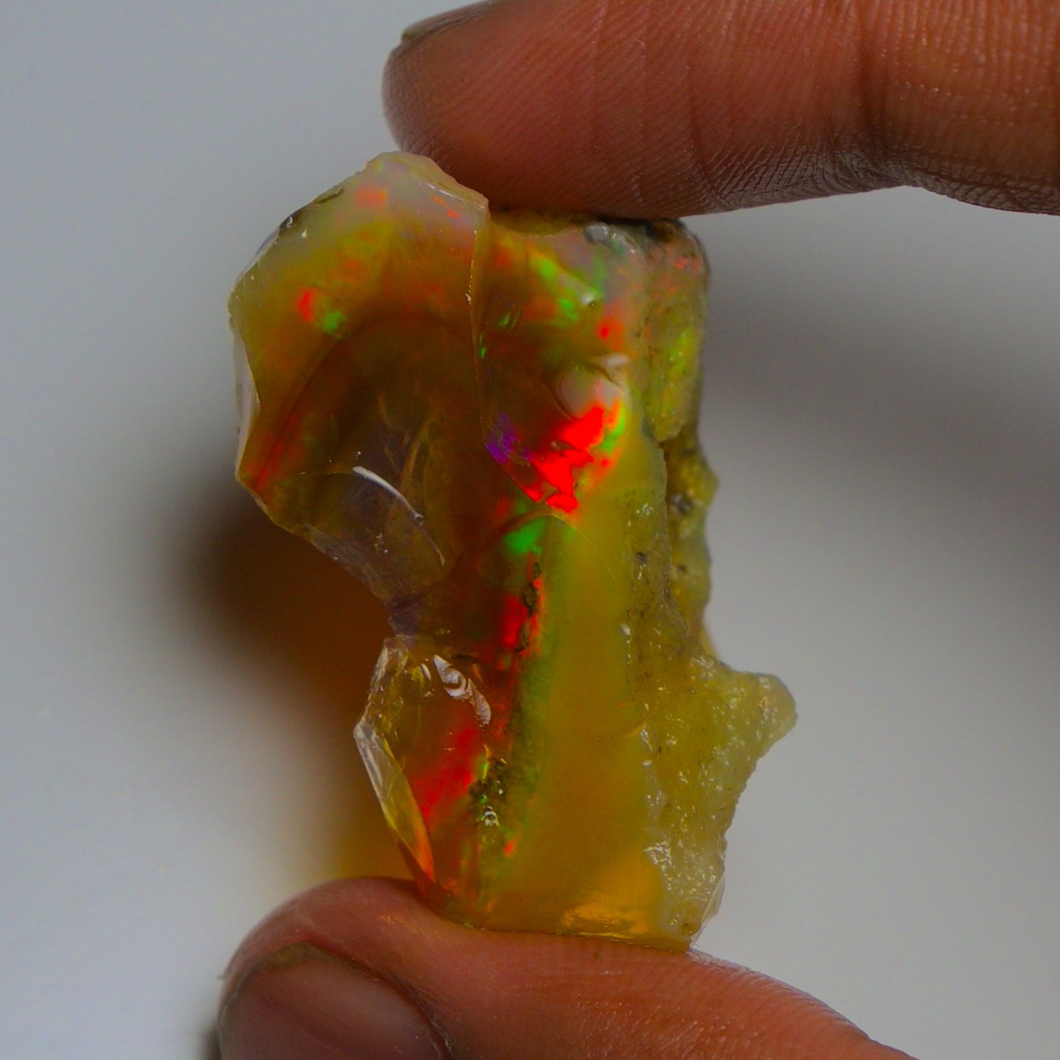 Stunning Ethiopian Opal Rough 58.85 Cts, Large Oil Opal Specimen Natural Opal