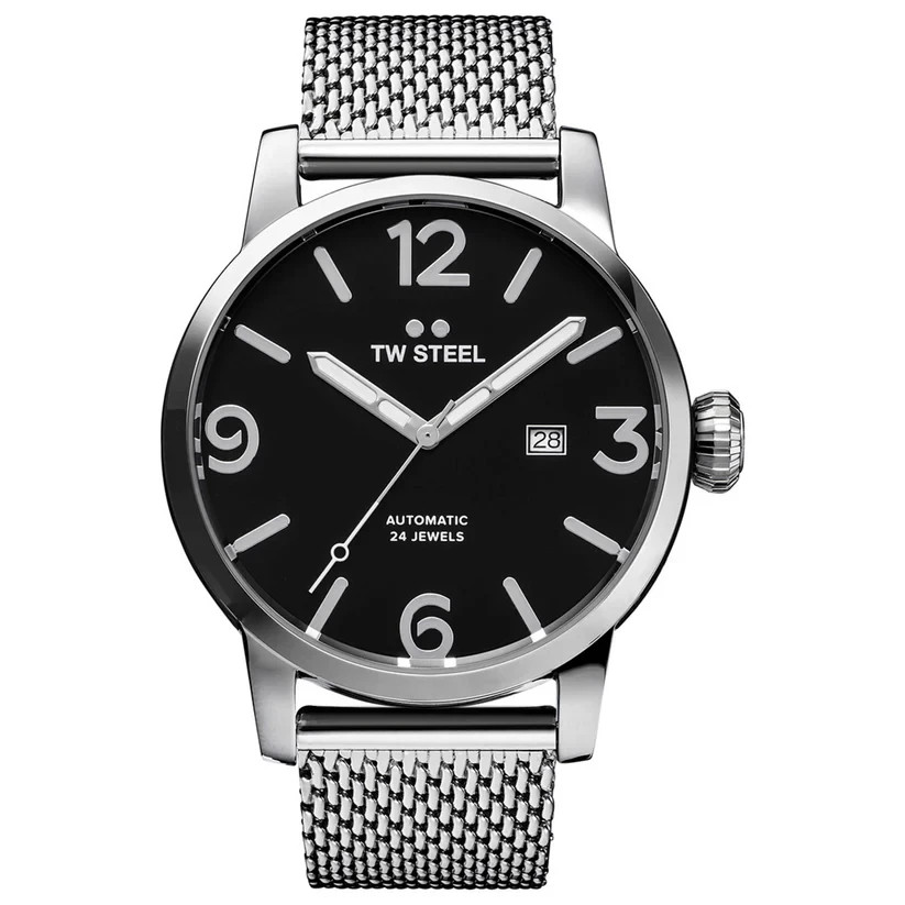 TW STEEL MB16 Maverick 45mm Automatic Men’s Watch 48mm Stainless Steel – NEW
