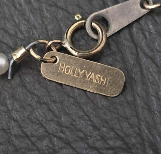 Holly Yashi Delicate Designer Beaded Necklace with 14K Gold Filled Clasp 18.5 in