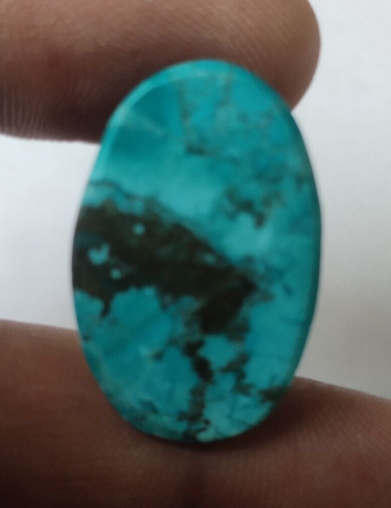 Natural TURQUIOSE 24.45 Ct. Oval Cabochon Untreated Blue Loose Gemstone Gifts