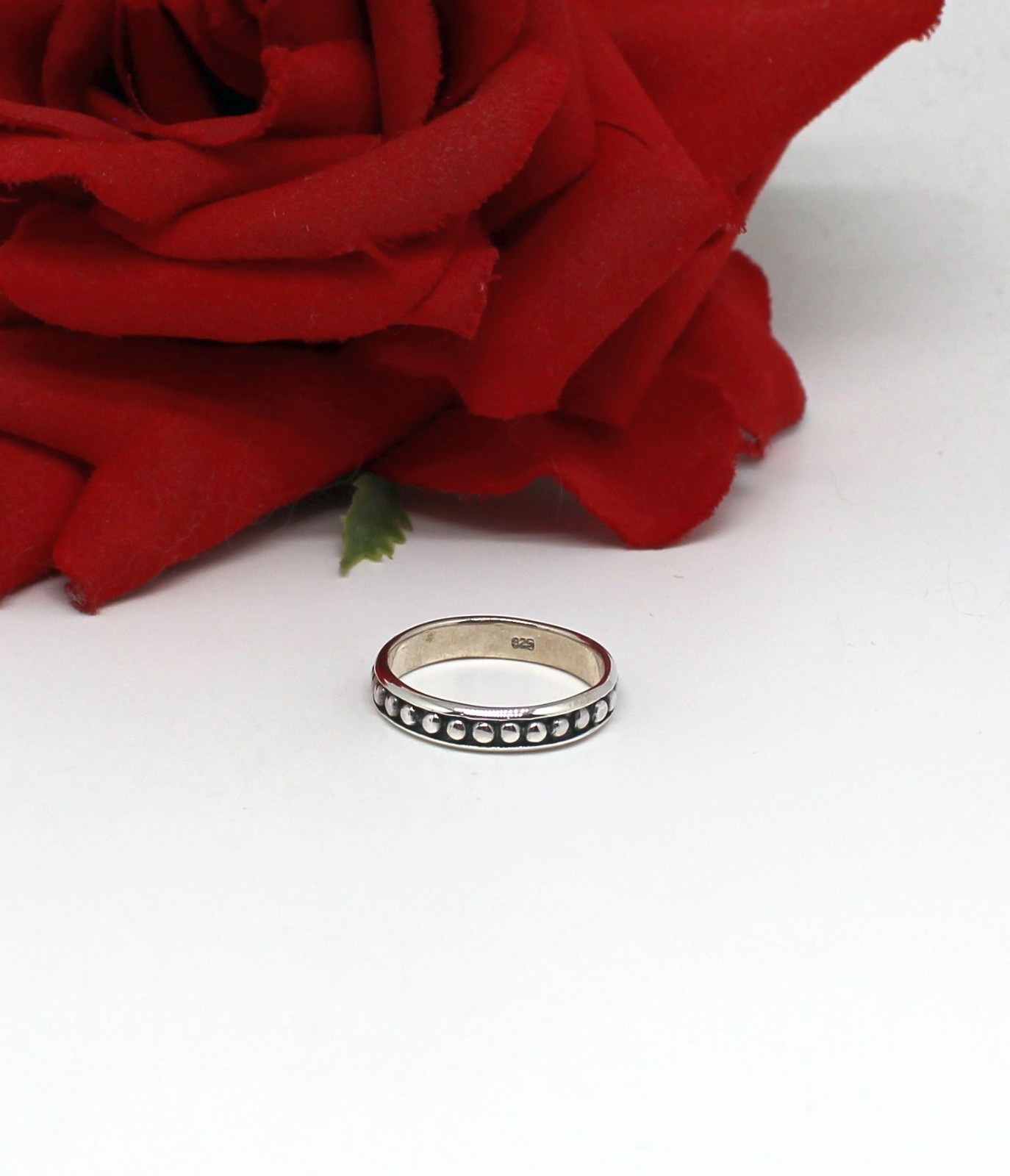 JTV Sterling Silver NWOT Dot Eternity Band Size 10 3.17g Ring CAT RESCUE