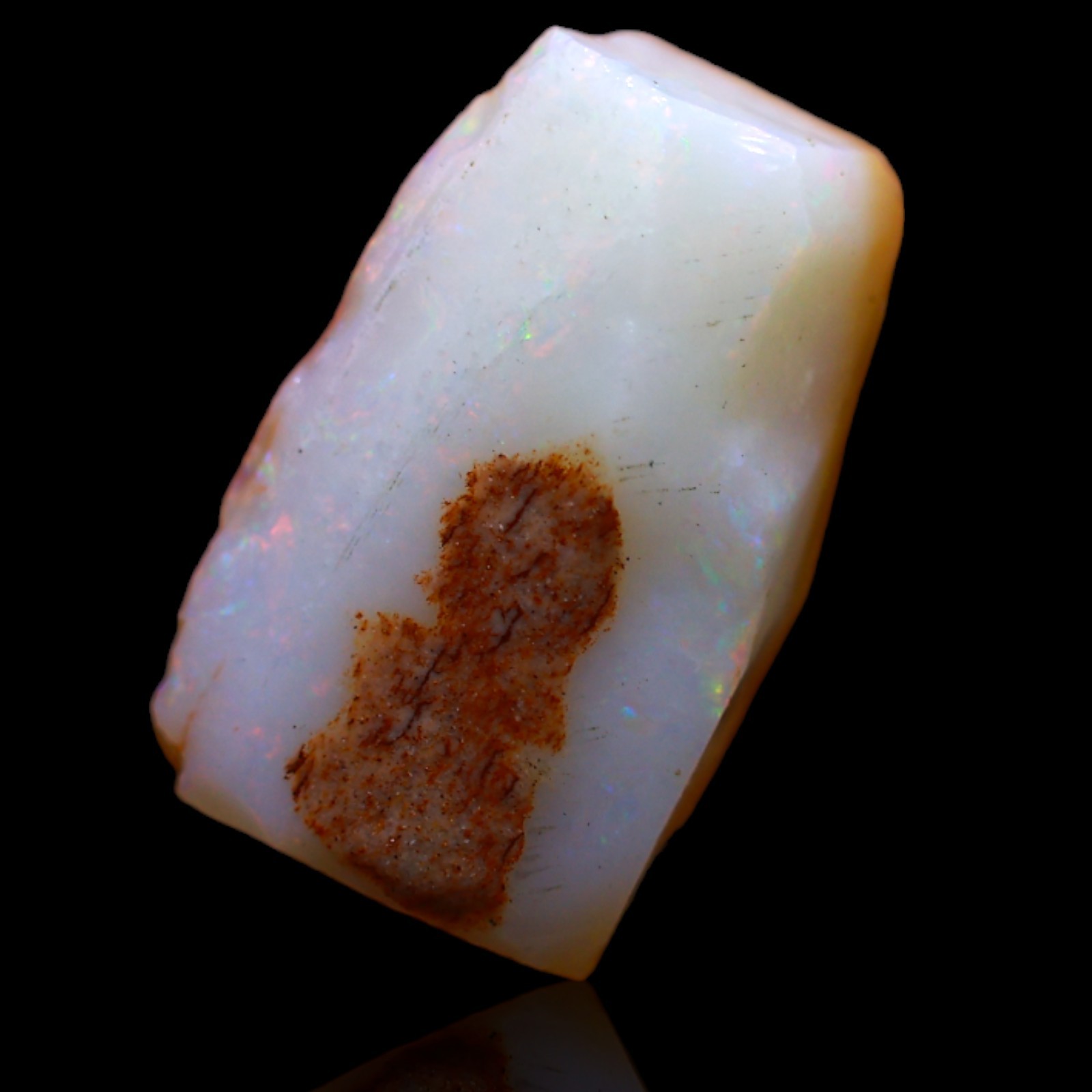 6.45 Cts Natural Fire Opal Wirewrap Rough Gemstone Earrings Supply 14x9x6 mm