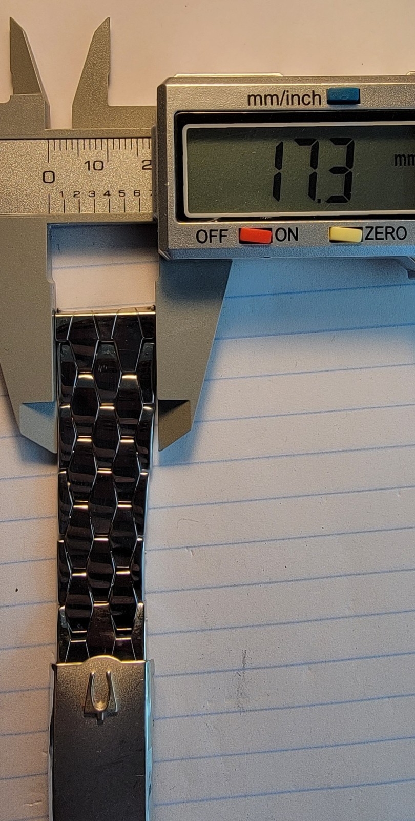 Applied Logo Kreisler Coffin Link Stainless Watch Bracelet Accutron 6 1/2″ LONG!