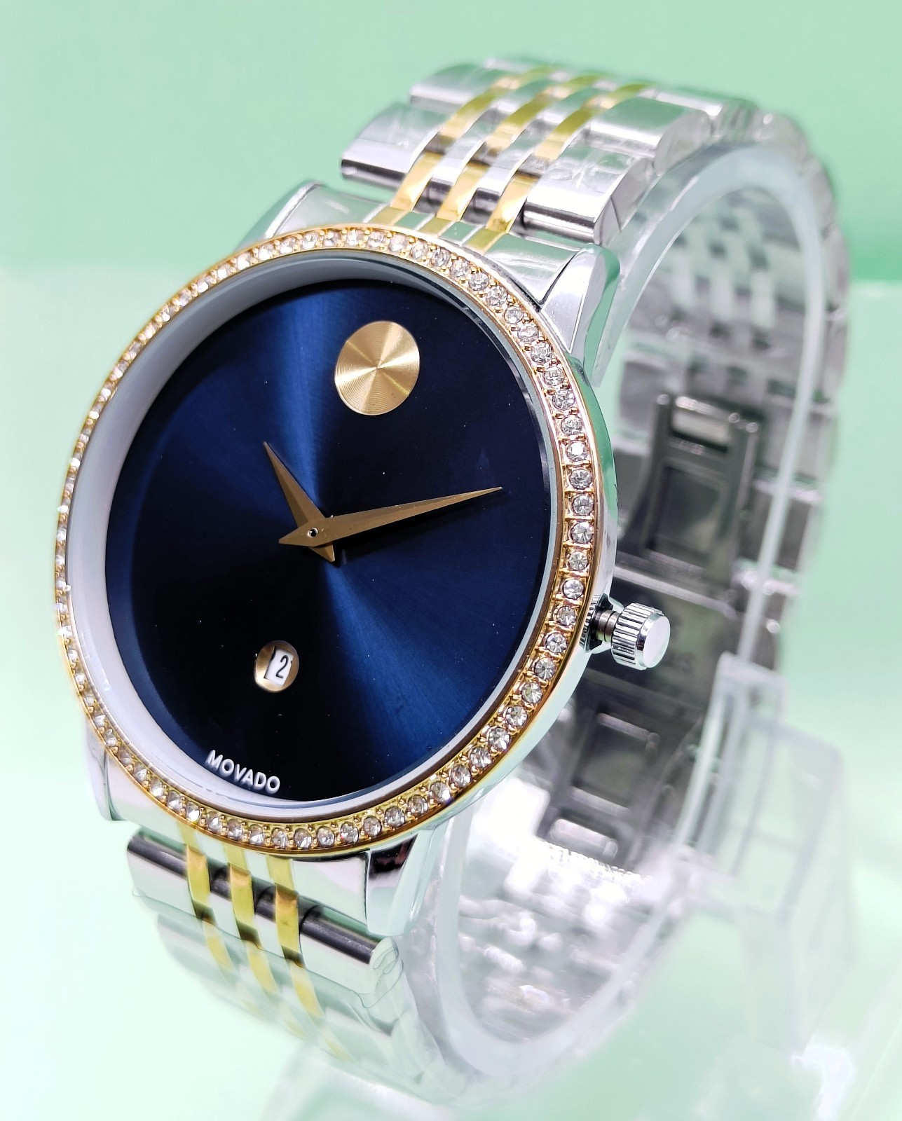 Fabulous Movado Museum Classic Analog Date Indicator Quartz Men’s Wrist Watch