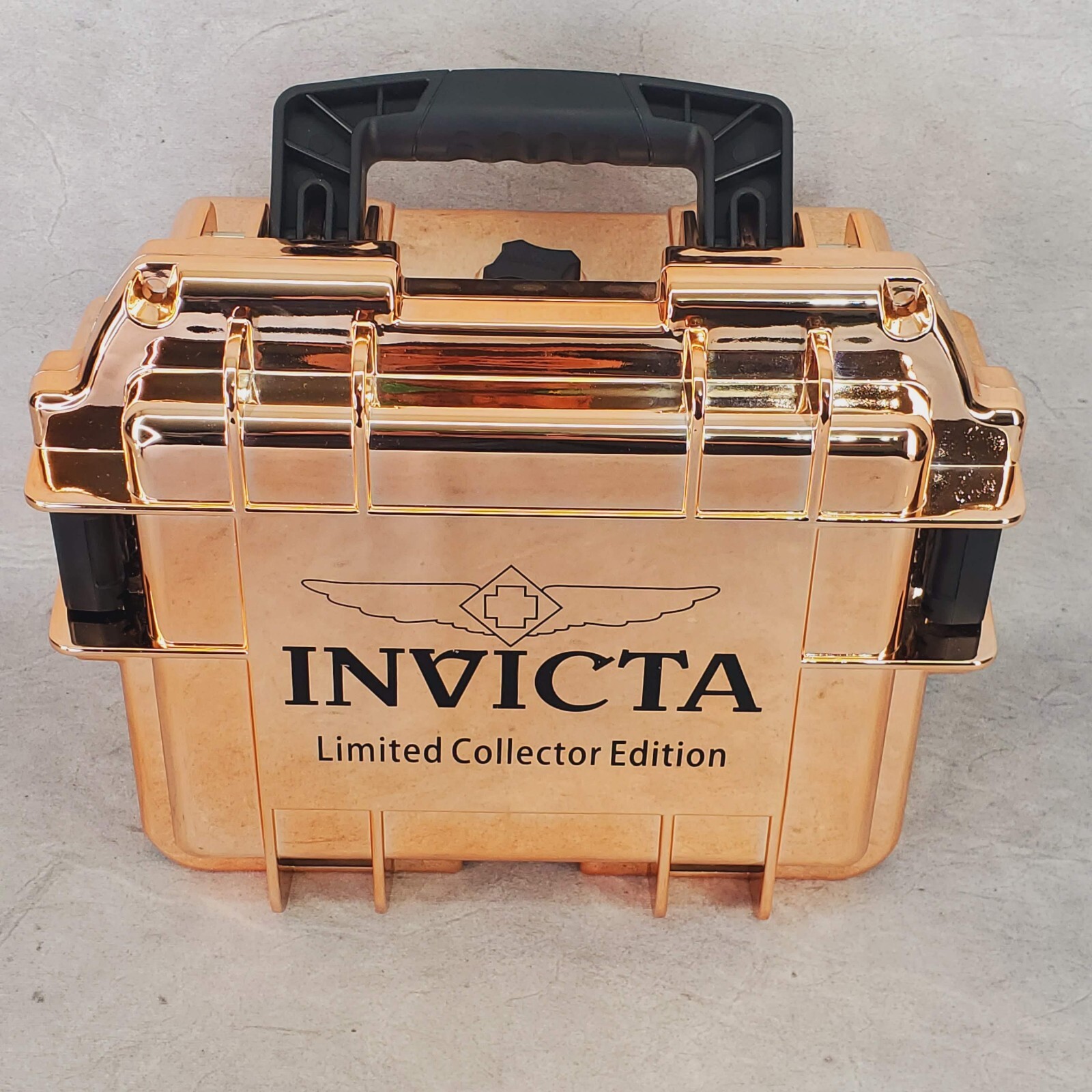 Rare Invicta Watch Model 2902 Tachymetre Limited Edition – 3 Slot Case Rose Gold
