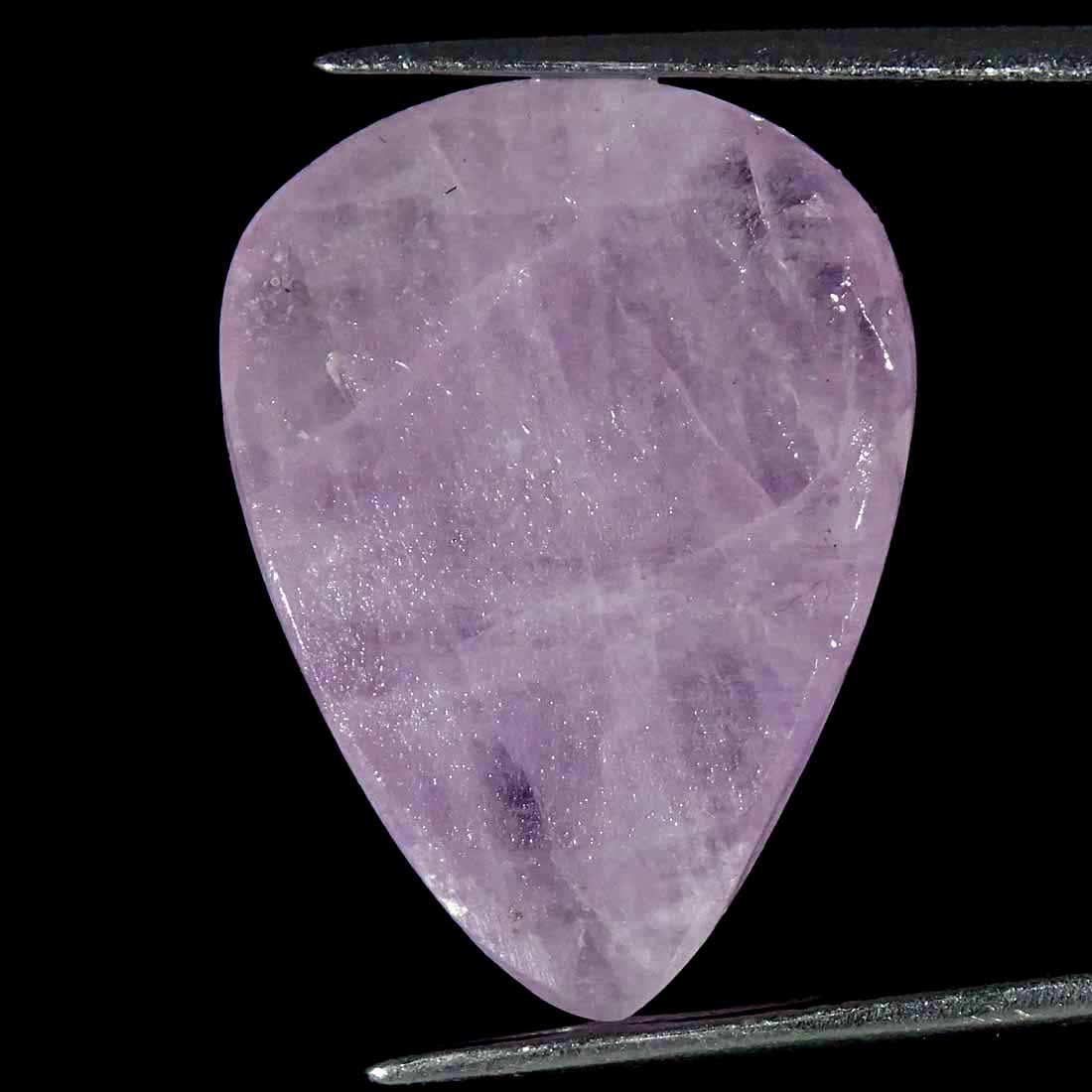 20.50Cts Natural Kunzite Pear Cabochon Loose Gemstone 17x23x6mm
