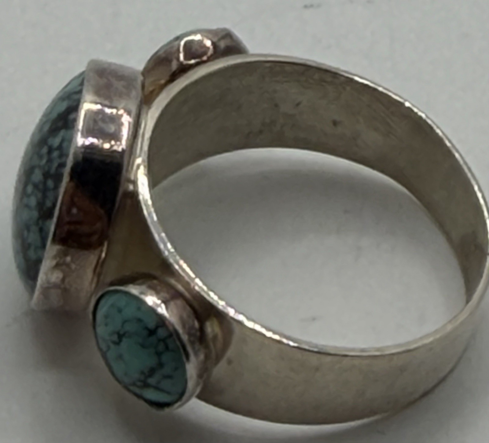 HSN Jay King Sterling Silver Hubei Turquoise Ring Size 10 7.6g