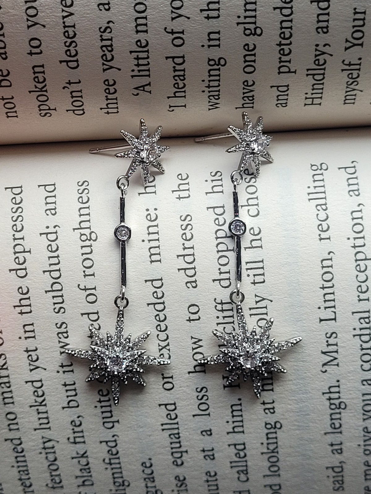 Catherine Princess of Wales Royal Replica Tsar starburst Drop earrings