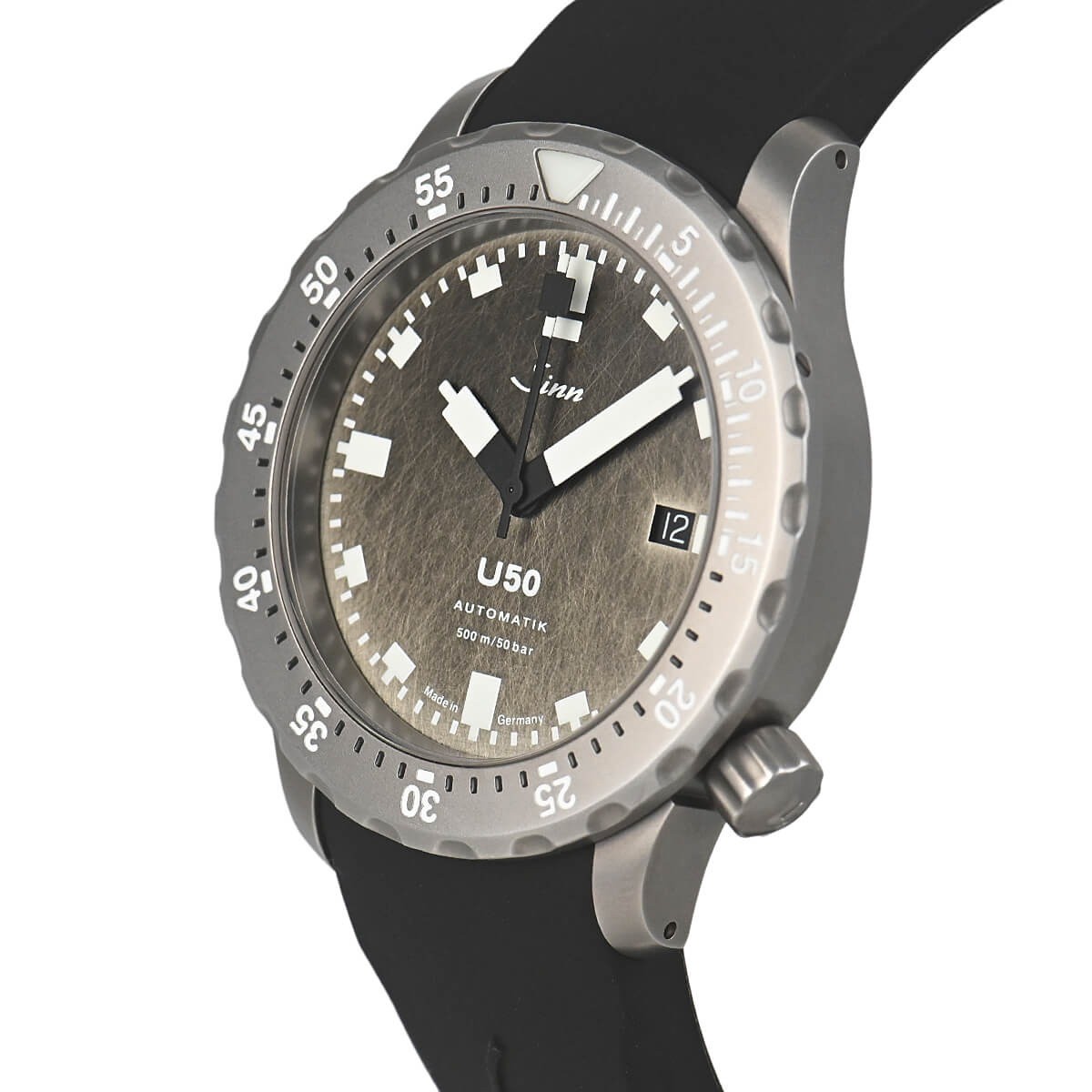 Sinn U50.DS Automatic Watch 41mm Gray Dial Diver Date Limited 1000pcs