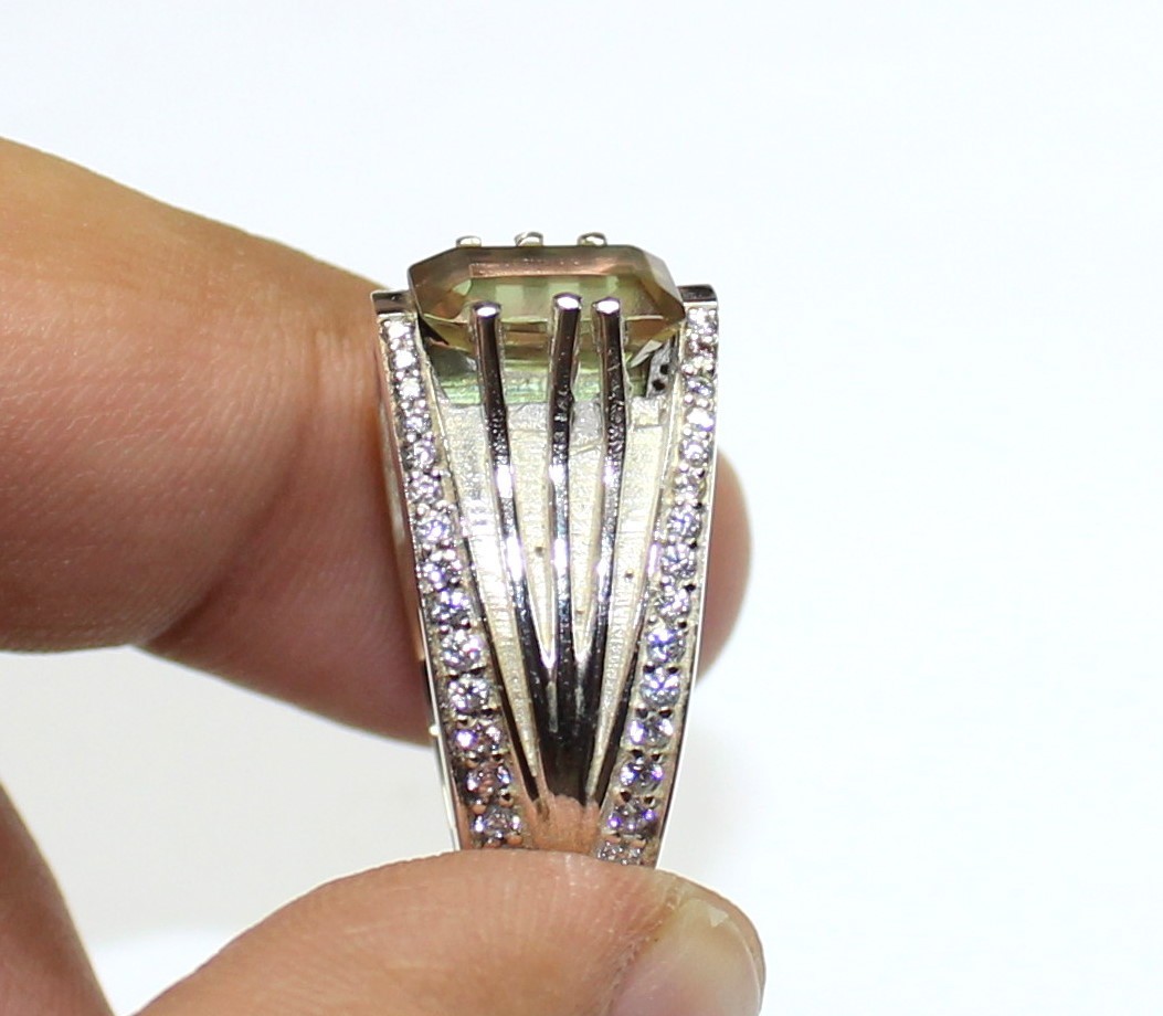 Genuinely Color Change Russian Zultanite Sterling Silver Ring, Alexandrite Ring