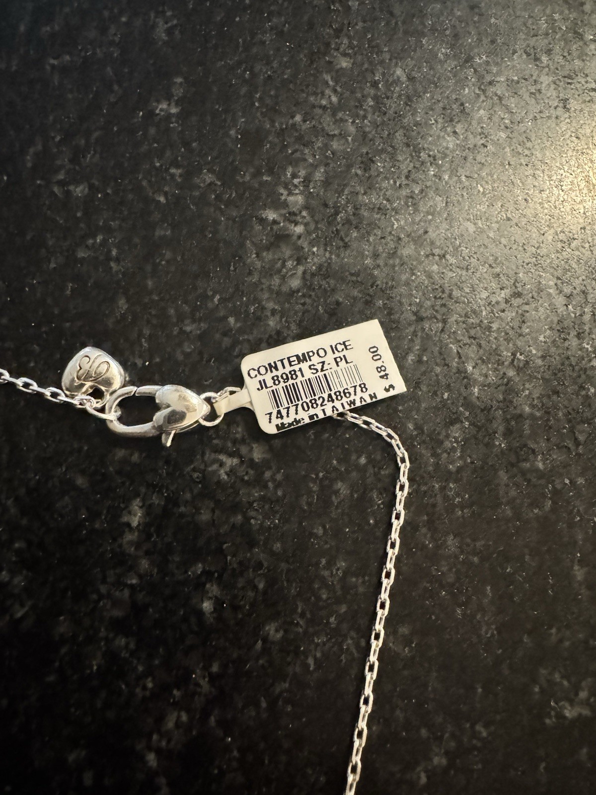 Brighton JL8981 Crystal Disc Pendant Necklace 17” + 2” Extender NWT $48