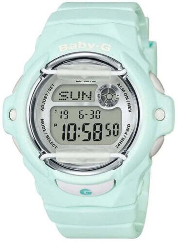 Casio Baby-G BG169U-3D Women’s Digital Watch Mint Green Clear Resin 200M New