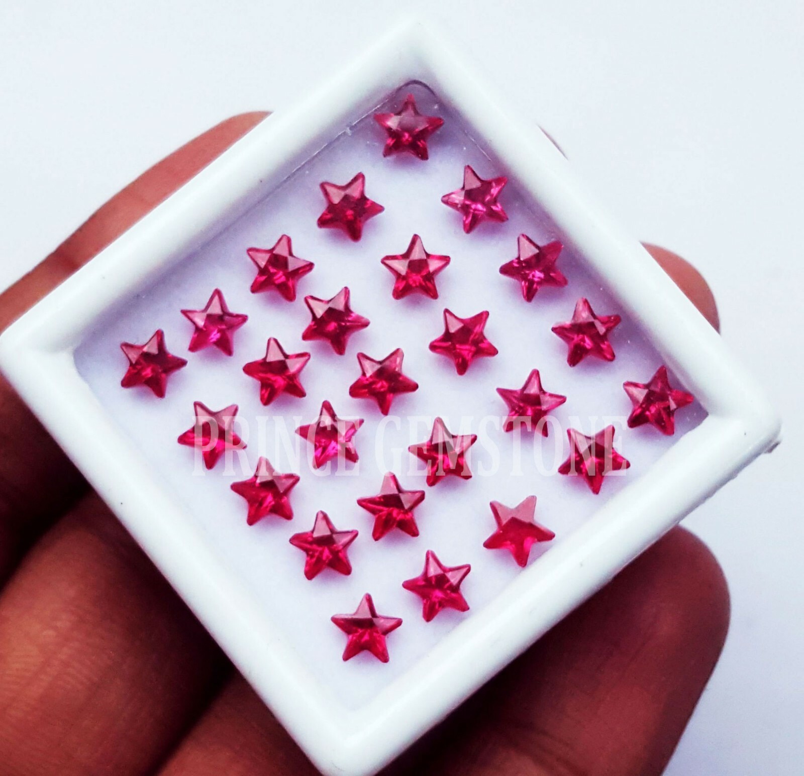 20 Pcs Lot Natural Red Ruby 4×4 mm Approx. Loose Gemstone 1 Pcs Certificate