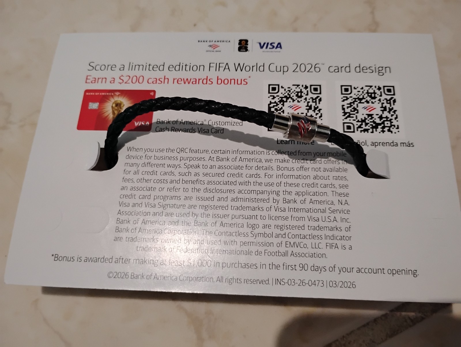 MAKE YOUR OWN Fifa World Cup Bank Of America Bracelet With Dallas Vibes!