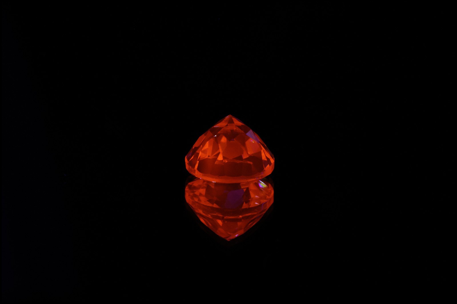 Lab Laser Crystal Gem Stone Sm:YAG Czochralski high luminous Round 3.6ct