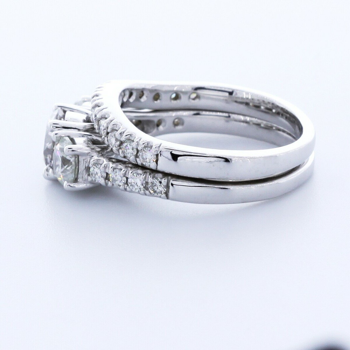 3.25ctw Lab-Created Diamond I/SI2 Very Good Cut Round Brilliant 14K White Gold 4