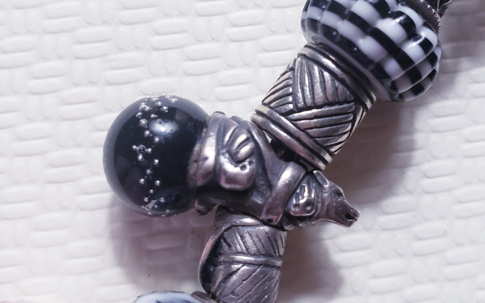 Gently Pre-owned Trollbeads World Tour Lithuania LE Iron Wolf Sterl Silver Charm