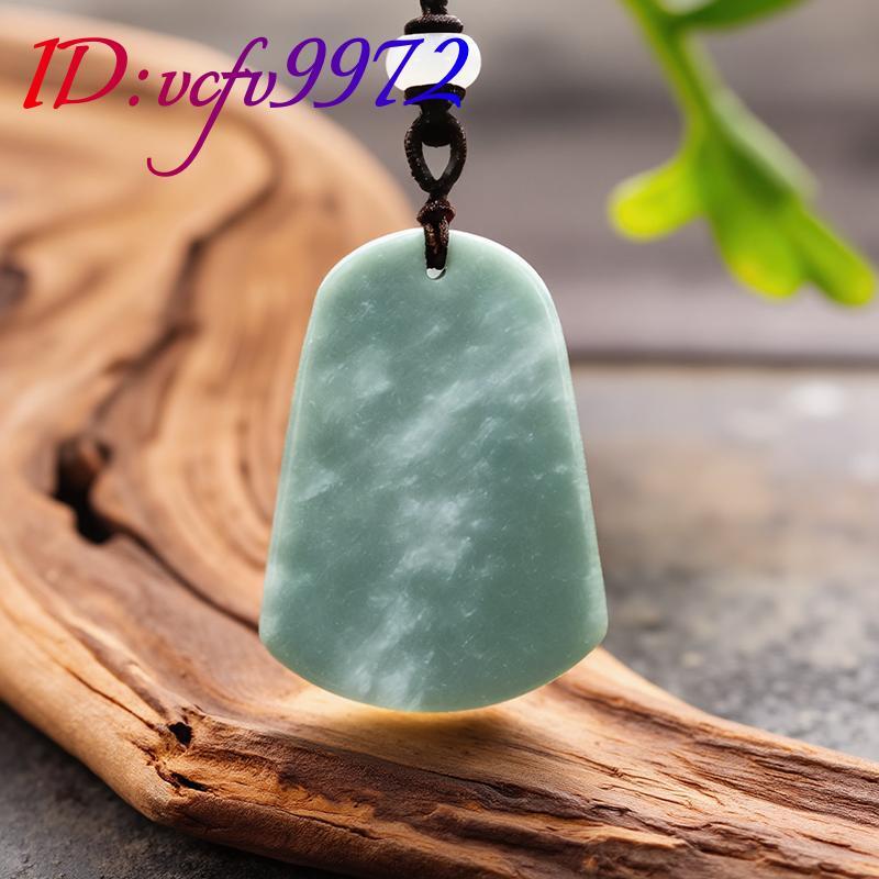 Green Real Jade Deer Pendant Necklace Natural Jewelry Carved Amulet