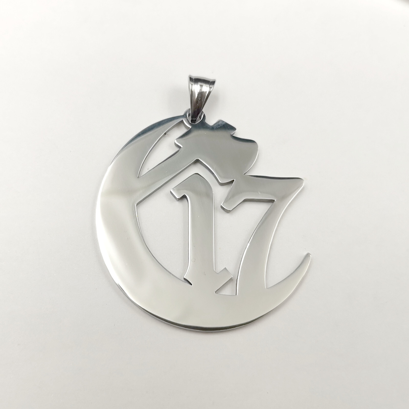 Chapter 17 Ouija Macc Juggalo Pendant ICP hatchetman s.steel figaro chain