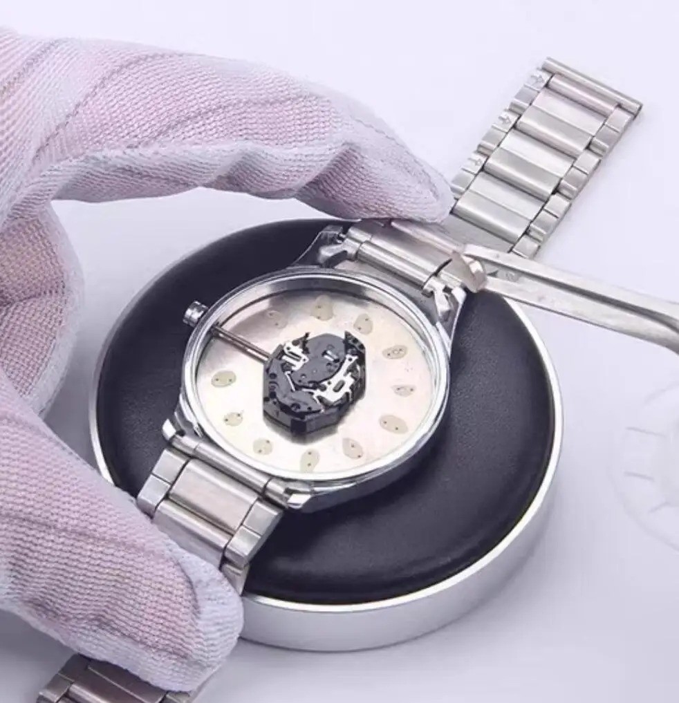 Watch Movement Holder Cushion Pad Leather Tool for Repair, 70mm Size
