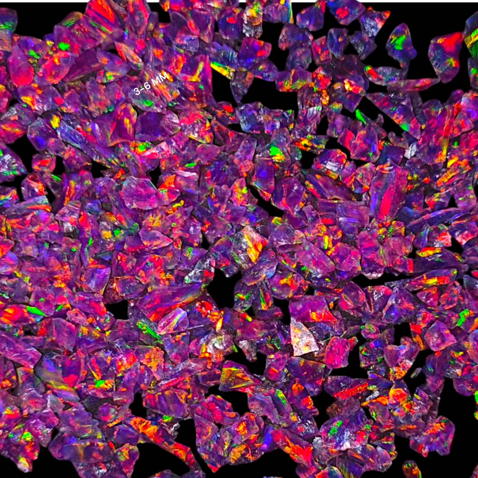 Crushed Pink Opal Coarse Gemstone Powder All Size Premium Inlay Material Opal