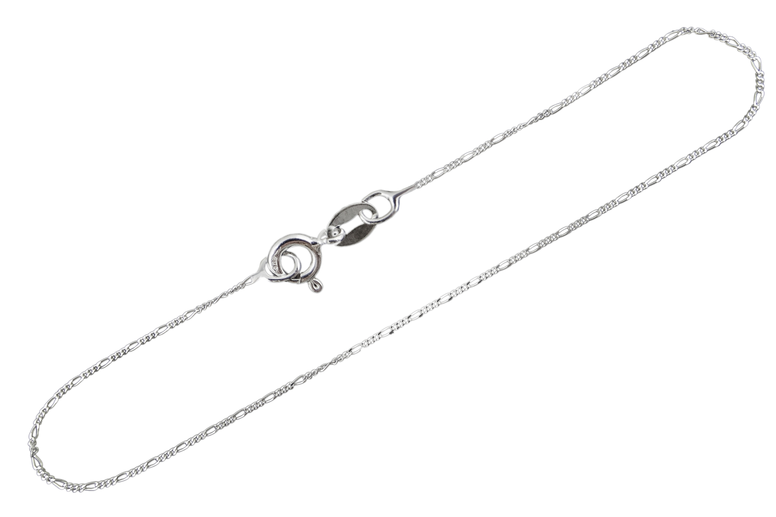 1mm Figaro Chain Necklace – 925 Sterling Silver – 16″ 18″ 20″ 24″ Italy Italian