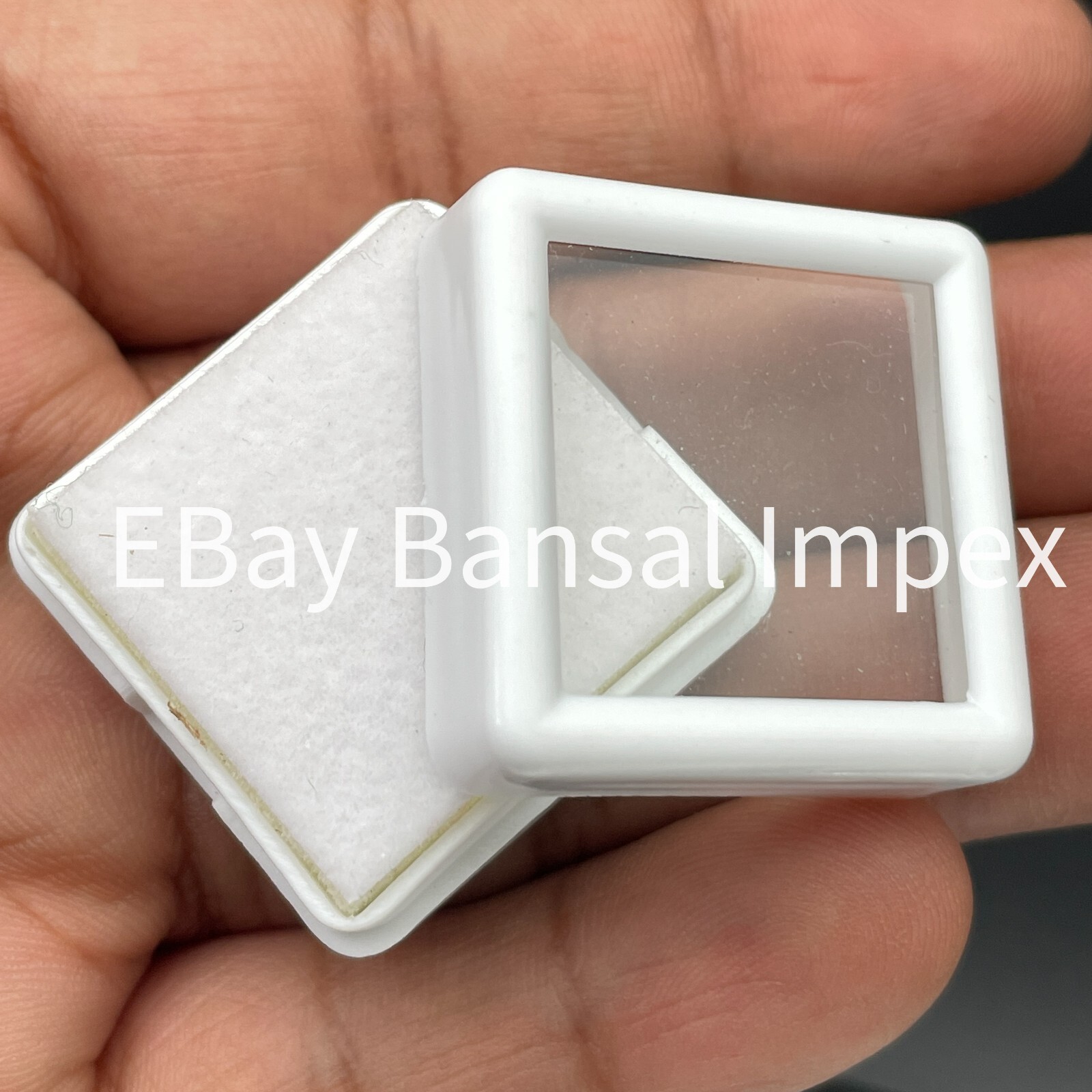 240 Pcs 3 x 3 Cm Gem Display plastic box Storage for Gems / Diamond