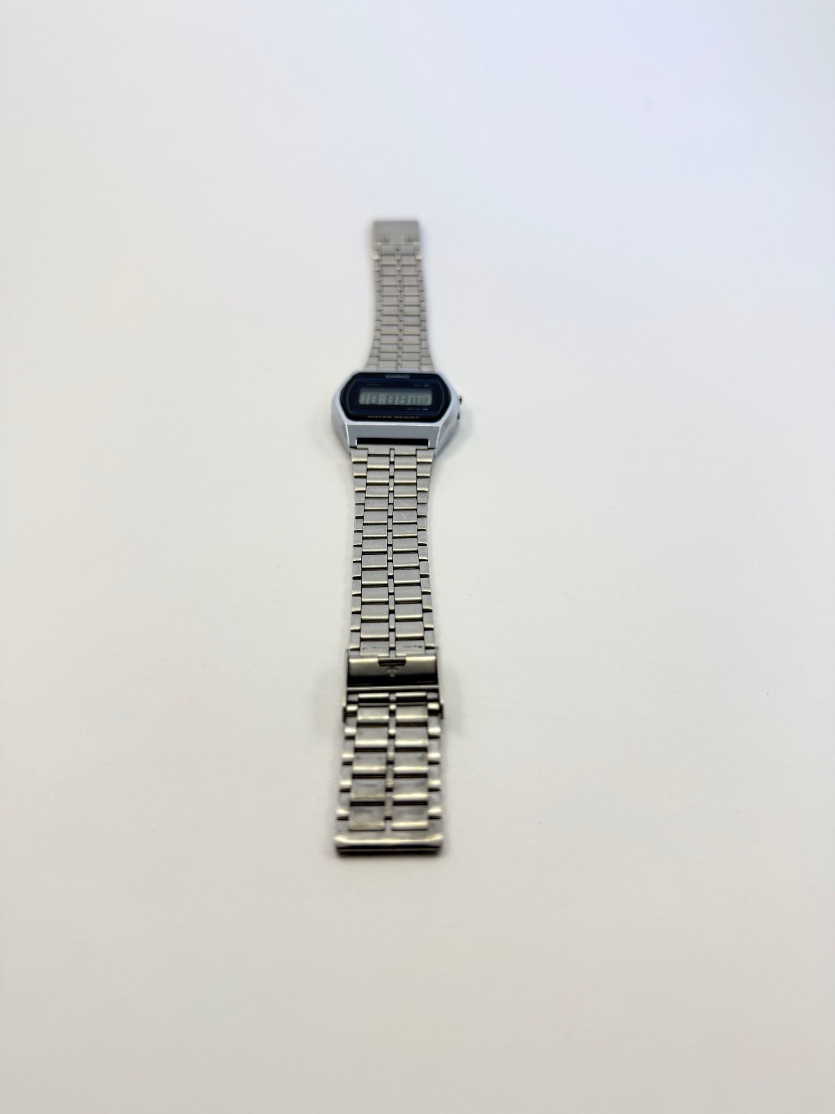 Rare Silver Stainless Steel Casio B‑612W Vintage Digital Watch 1988 Retro Tech