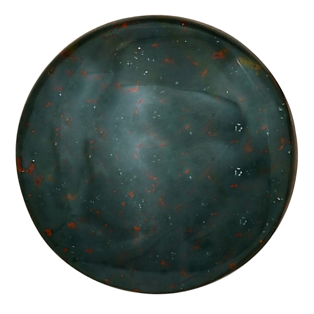 Natural Blood Stone 25.5×25.5×5 mm Round Shape Polished Gemstone LS02095-32