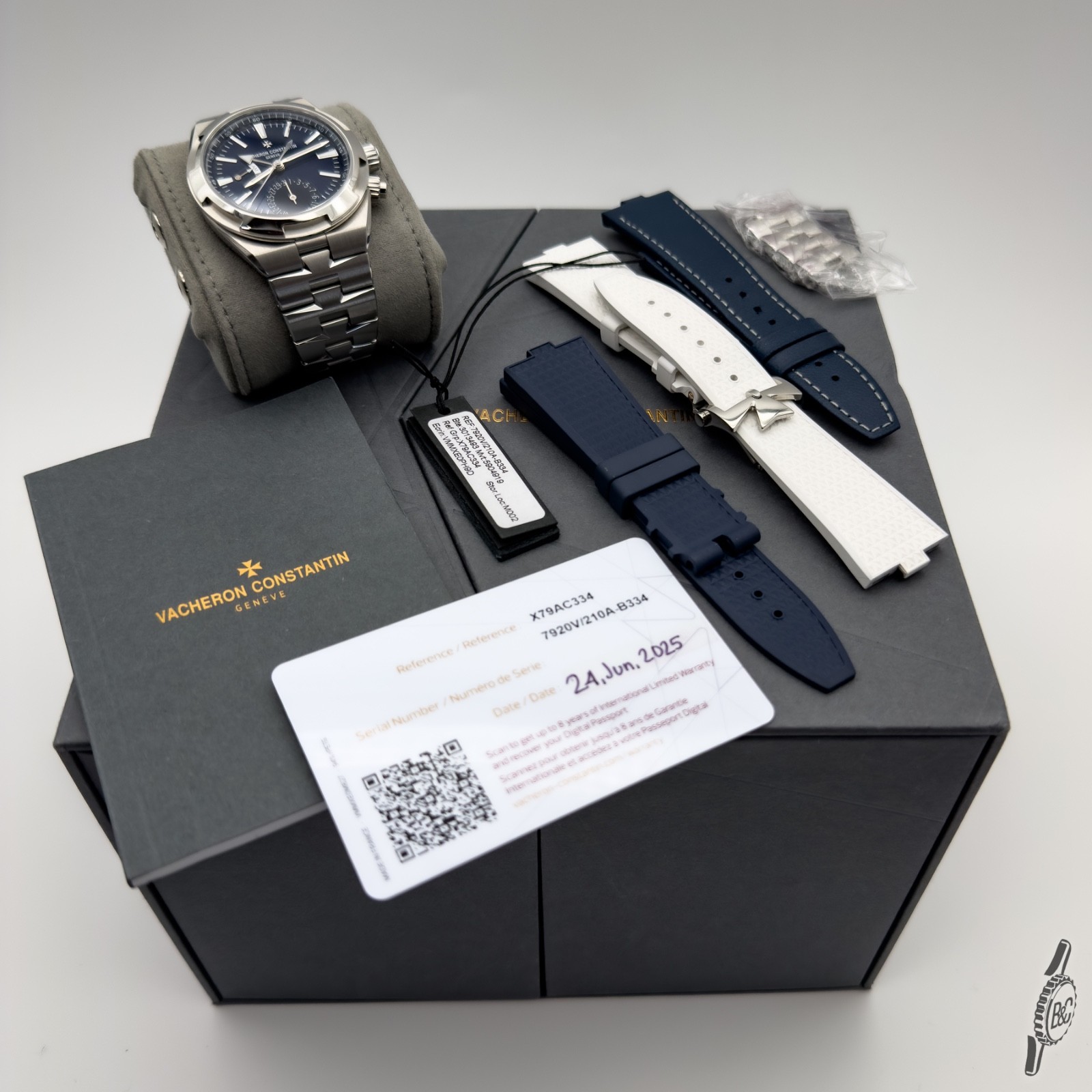 | IN STOCK | 2025 Vacheron Constantin Overseas Blue Watch – 4500V/110A-B128
