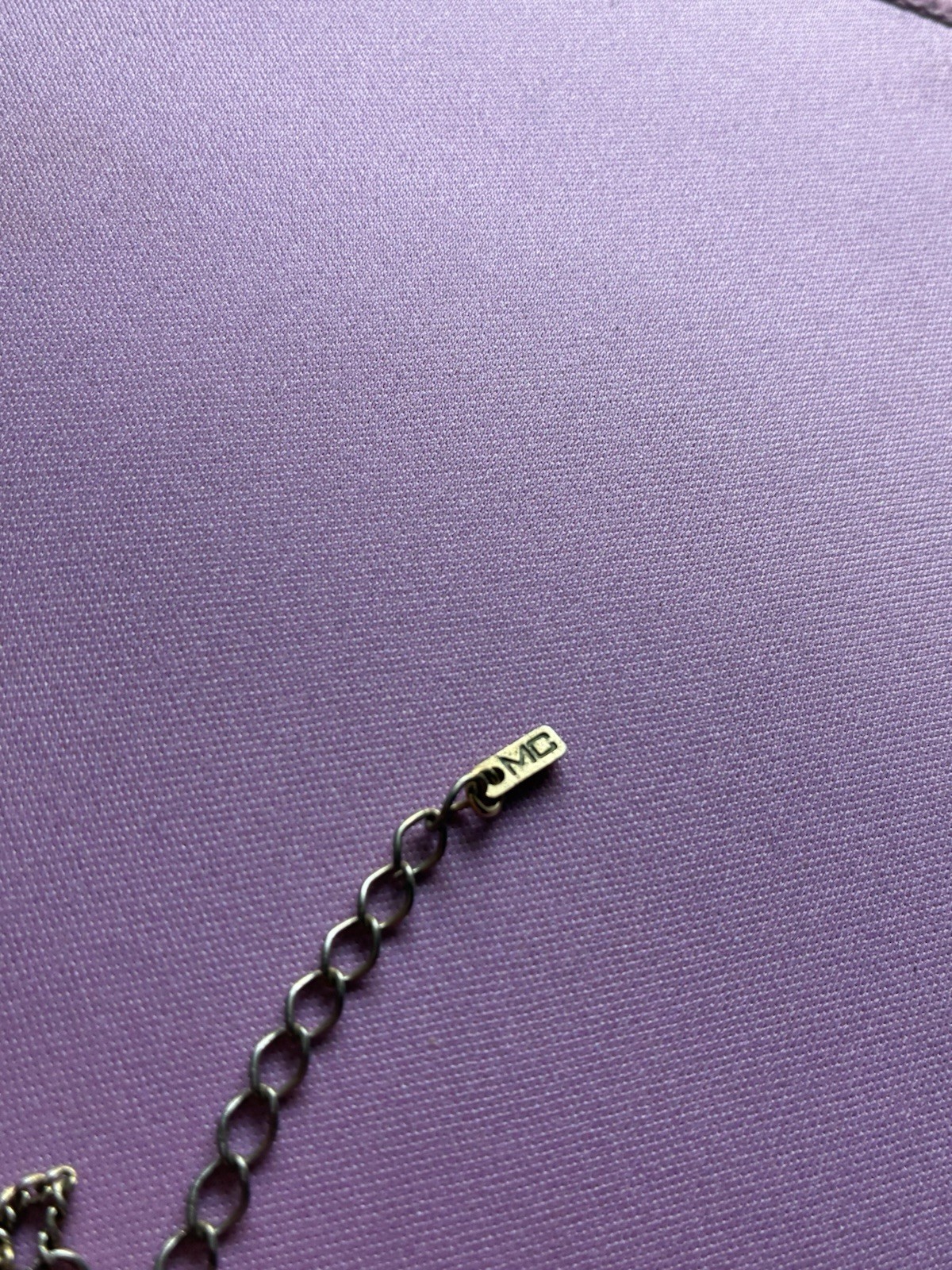18K GF Curb Chain Necklace Round Scorpio Zodiac Charm Adjustable Signed