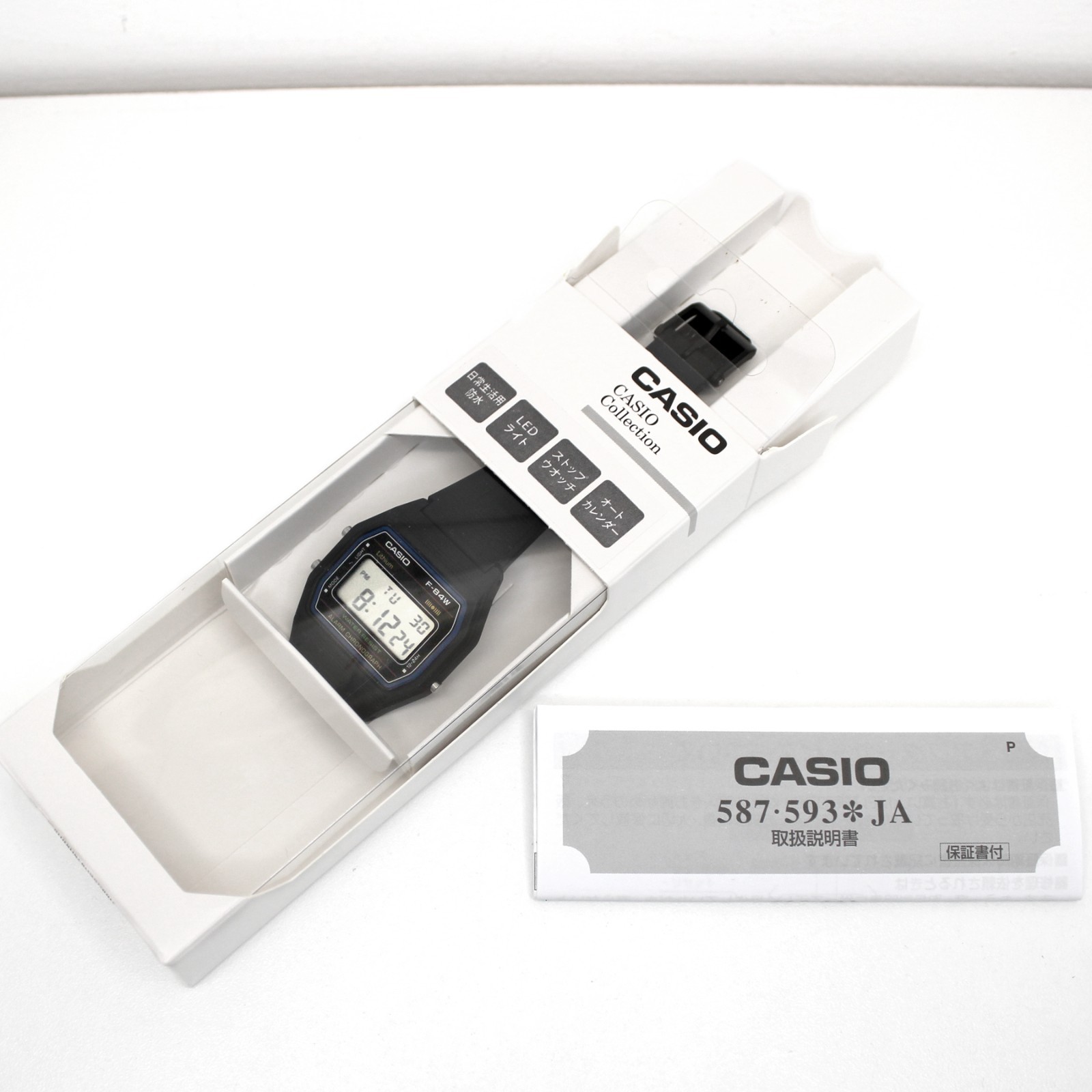 Genuine Casio F-84W-1QJH Black Digital Watch: JDM from Japan, New, UK Stock