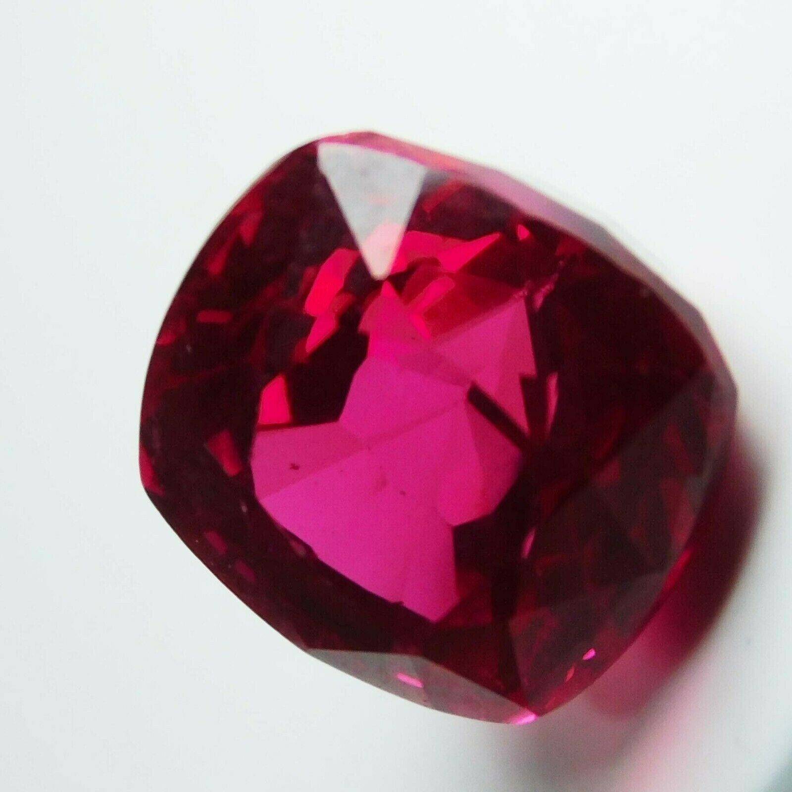 NATURAL BLOODY RED RUBY 10.00 CARAT CUSHION CUT CERTIFIED LOOSE GEMSTONE