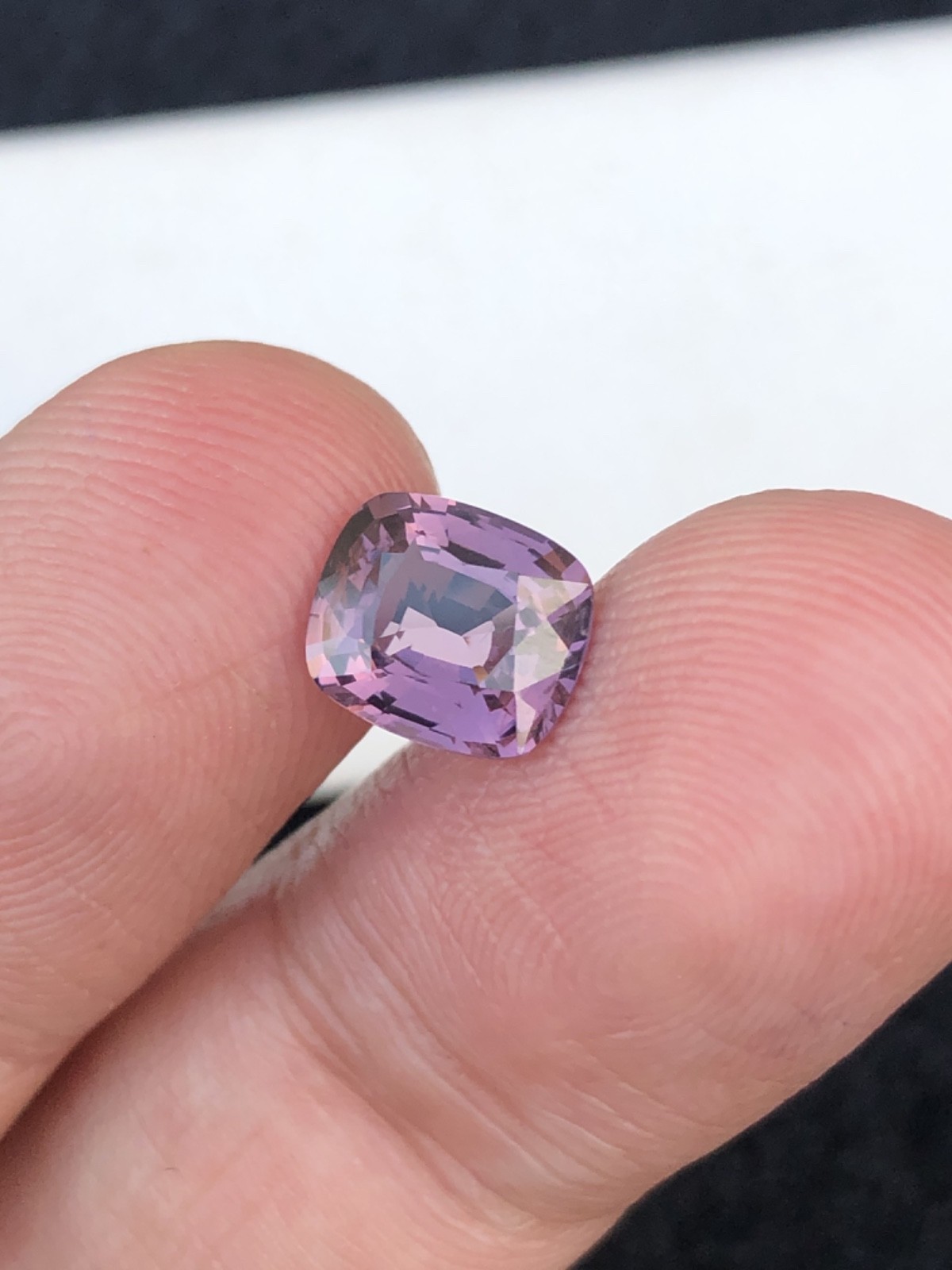 Natural Burmese Spinel 2.13 Ct Cushion Cut Purplish Pink Untreated Loose Gem