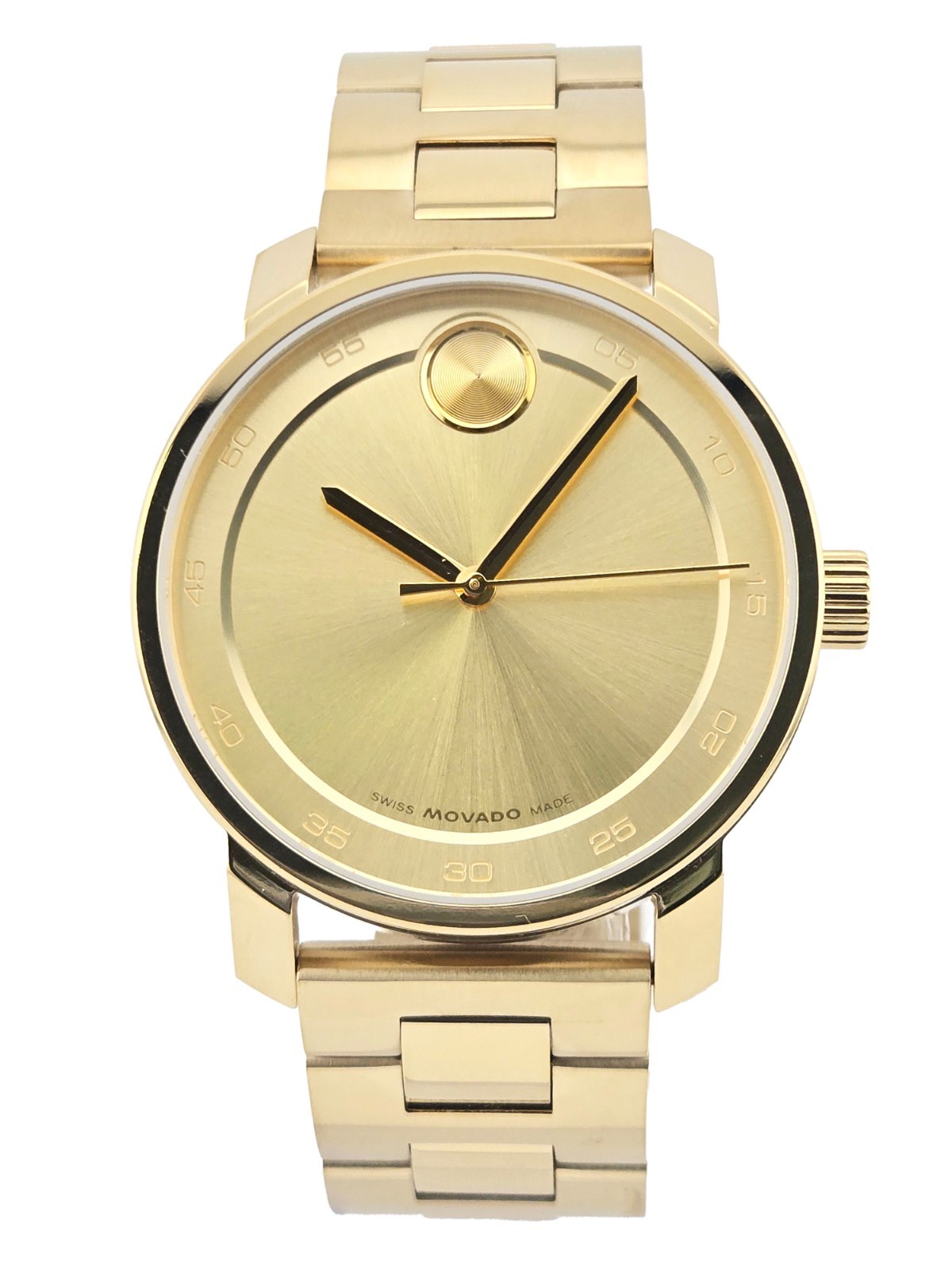 Movado Bold Access 3600912 Men’s Quartz Gold Tone Watch – Retail price $795